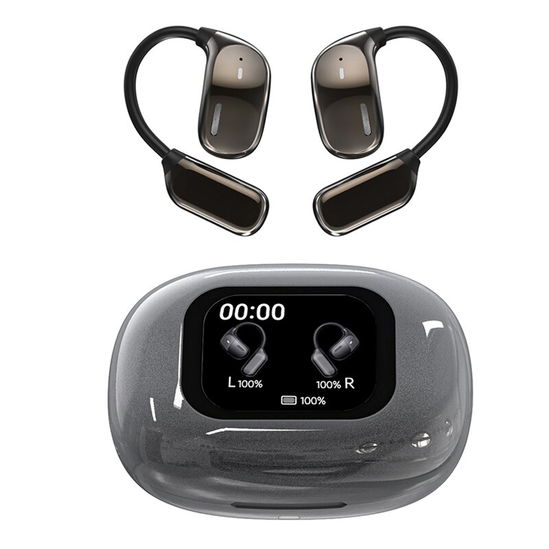 Smart Earbuds Manufacturer - 2025 JM16 AI Translation 150 Languages BT 5.4 LCD Touch Screen Office