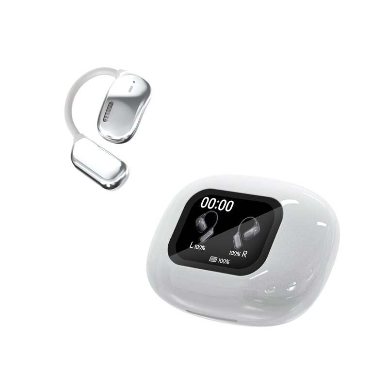 Smart Earbuds Manufacturer - 2025 JM16 AI Translation 150 Languages BT 5.4 LCD Touch Screen Travel
