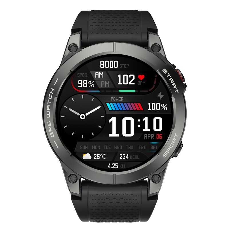 Smartwatch Manufacturer - SANVNET S53Z GPS 1.43inch AMOLED IP68 Compass Health Fitness 2026
