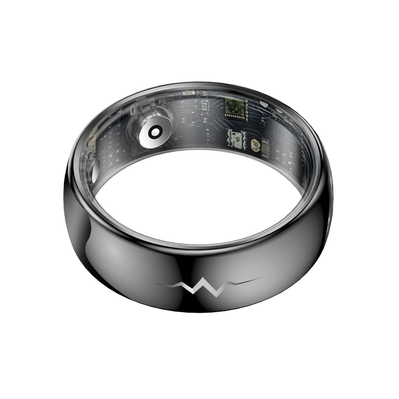 Smart Ring Manufacturer - Sanvnet Q520 2025 Alloy Case 5ATM Ink Screen Heart Rate Sleep Monitor