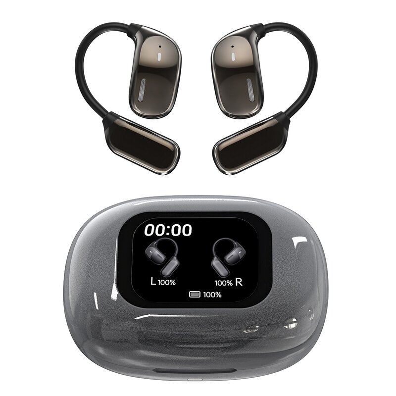Smart Earbuds Manufacturer - 2025 JM16 AI Translation 150 Languages BT 5.4 LCD Touch Screen Business