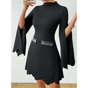 Black Dress Manufacturer - 2026 Slim Fit A-line Mid Skirt for Women