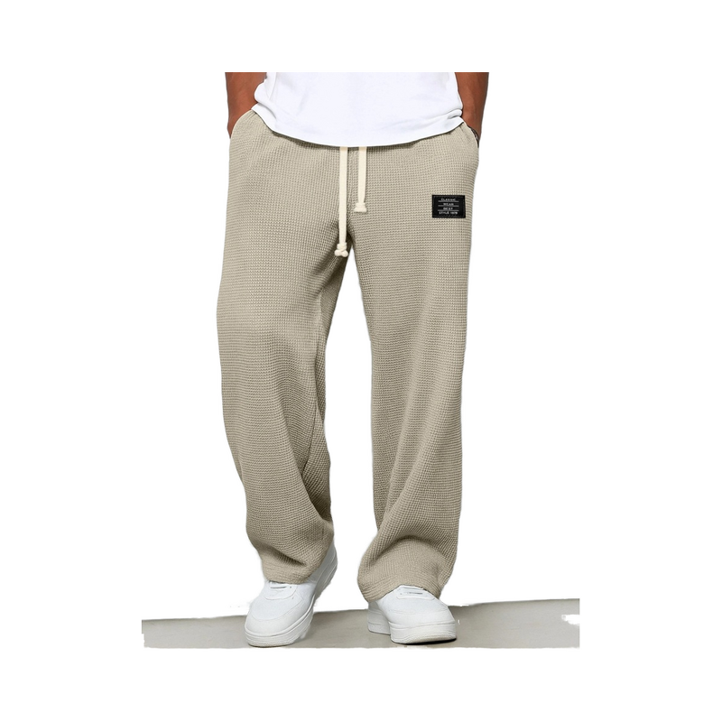 Men's Sweatpants Manufacturer - Trendy Brand Loose Hanging Straight Leg Wide Leg