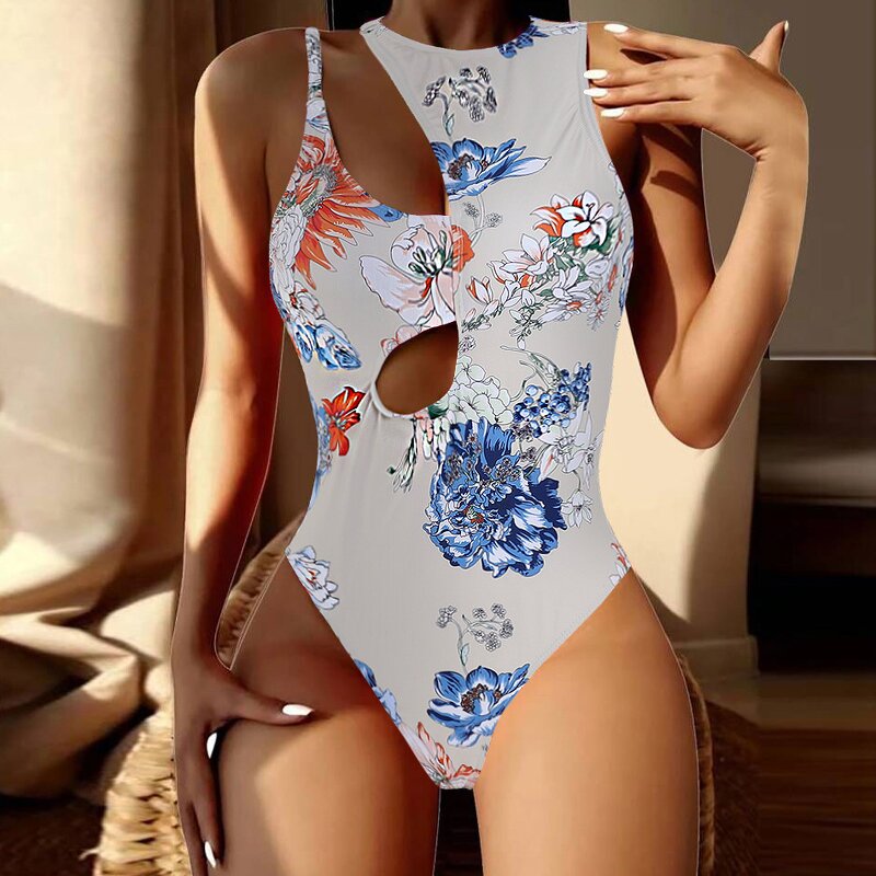 Women's Bikini Manufacturer - 2025 One Shoulder High Waist Solid Color Beach Swimwear