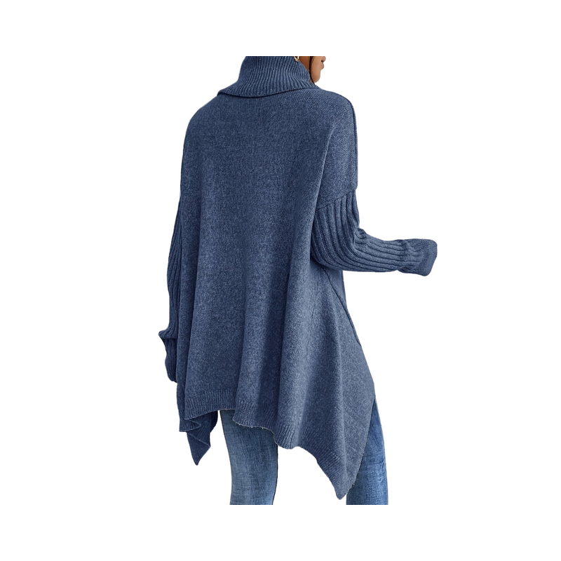 High Collar Sweater Manufacturer - Loose Lazy Style Knitwear for Women Winter