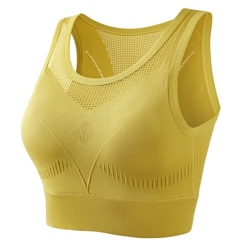 Women's Sports Bra Manufacturer - All-in-One Chest Pad Hollow-out Beauty Back Outer Wear