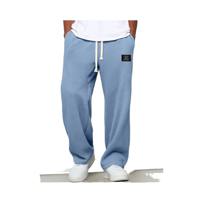 Men's Sweatpants Manufacturer - Trendy Brand Loose Hanging Straight Leg Wide Leg