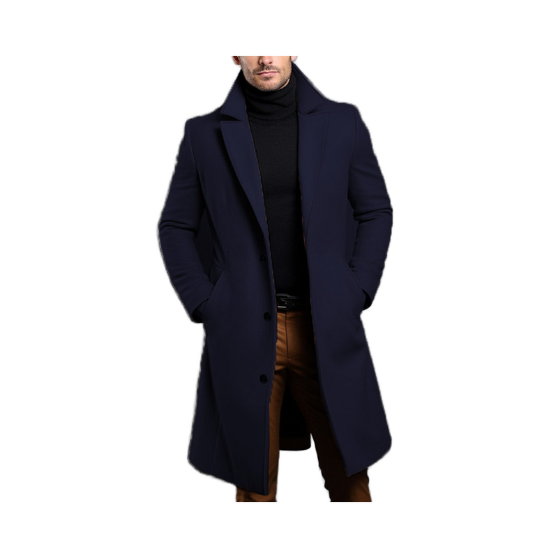 Men's Windbreaker Coat Manufacturer - 2025 Medium Length Warm Windproof Fashionable