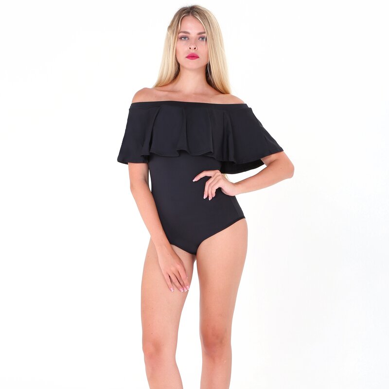 Women's One-piece Swimsuit Manufacturer - 2024 Multi-color Ruffled Tight Hot Spring Beach