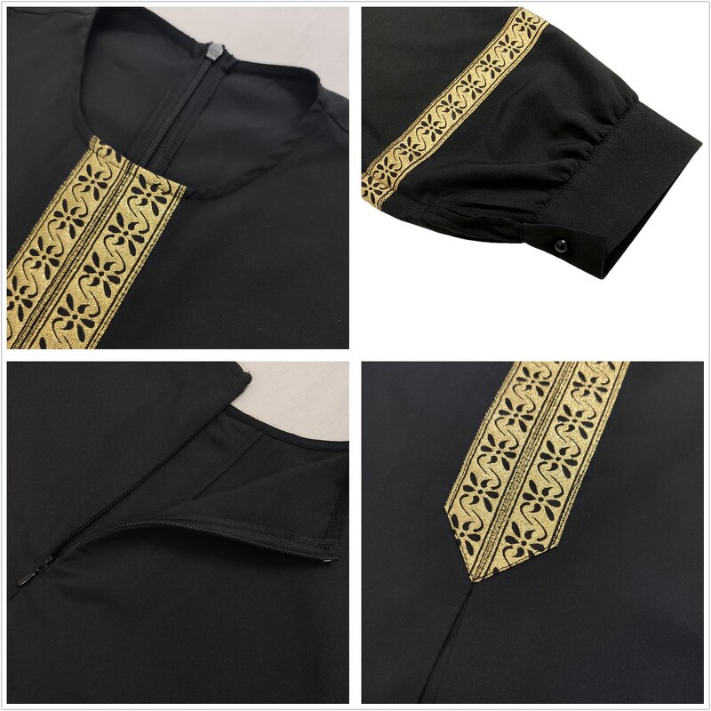 Muslim Dress Manufacturer - 2025 Loose Plus Size Long Sleeve Casual