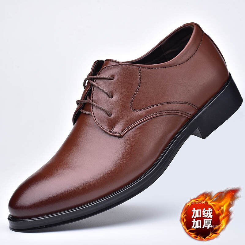 Men's PU Leather Shoes Manufacturer - 2025 Fashion Business Office Casual 38-48 Size