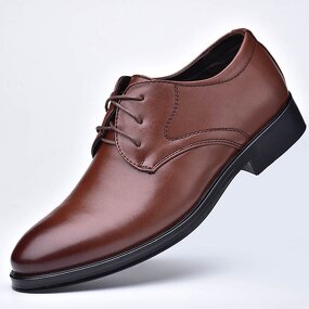 Men's PU Leather Shoes Manufacturer - 2025 Fashion Business Office Casual 38-48 Size