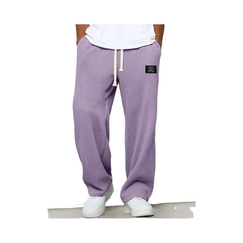 Men's Sweatpants Manufacturer - Trendy Brand Loose Hanging Straight Leg Wide Leg
