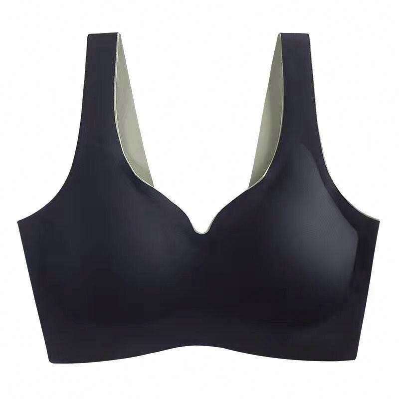 Women's Latex Bra Manufacturer - Without Underwire Gathers Sports No Trace to Pull