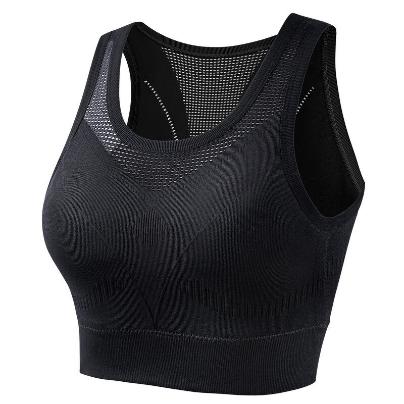 Women's Sports Bra Manufacturer - All-in-One Chest Pad Hollow-out Beauty Back Outer Wear