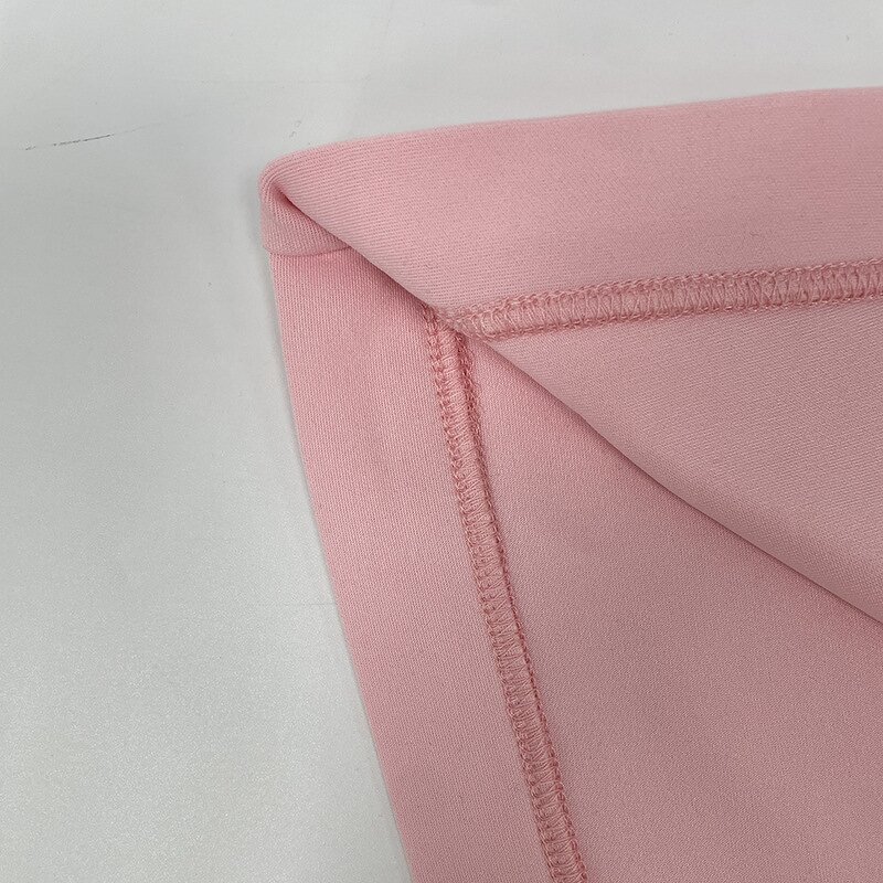 One Shoulder Dress Manufacturer - Color Contrast Strapless Ruffle Edge Slim Fit