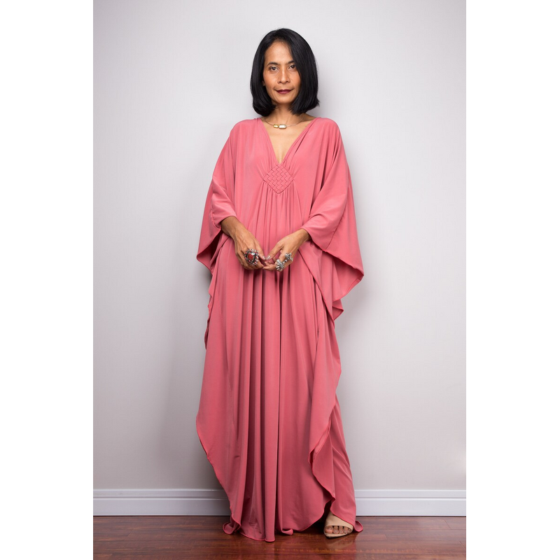 Muslim Long Robe Manufacturer - 2025 Solid Color Braided Loose Beach Dress