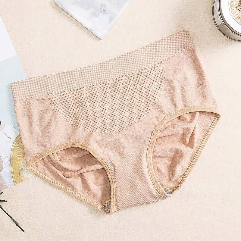 Women's Panties Manufacturer - Large Super-Elastic Warm Honeycomb 3D Cotton Crotch Seamless