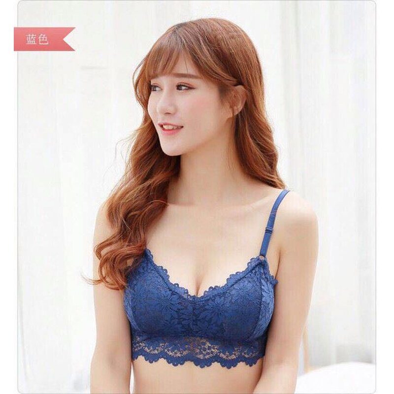 Women's Lace Bra Manufacturer - V-Sexy Breathable Knitted Integrated Comfortable Solid Color