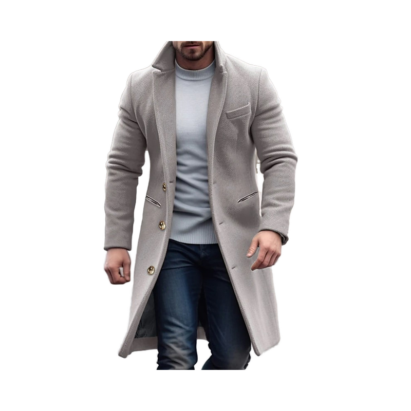 Men's Windbreaker Coat Manufacturer - 2025 Medium Length Warm Windproof Fashionable