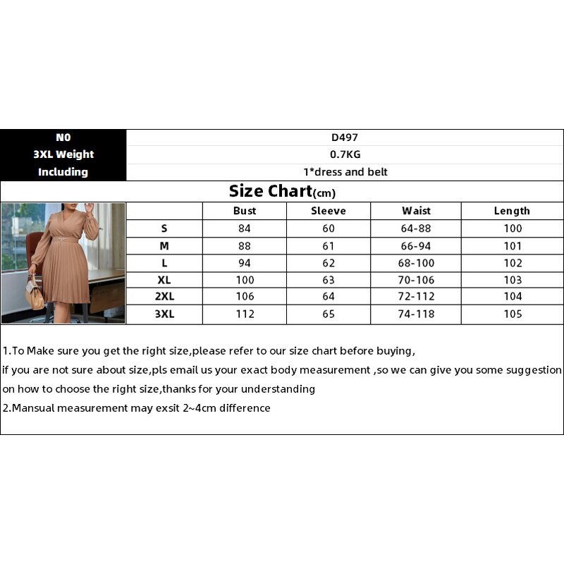 African Office Dress Manufacturer - 2025 Solid Color Long Sleeves With Belt Casual