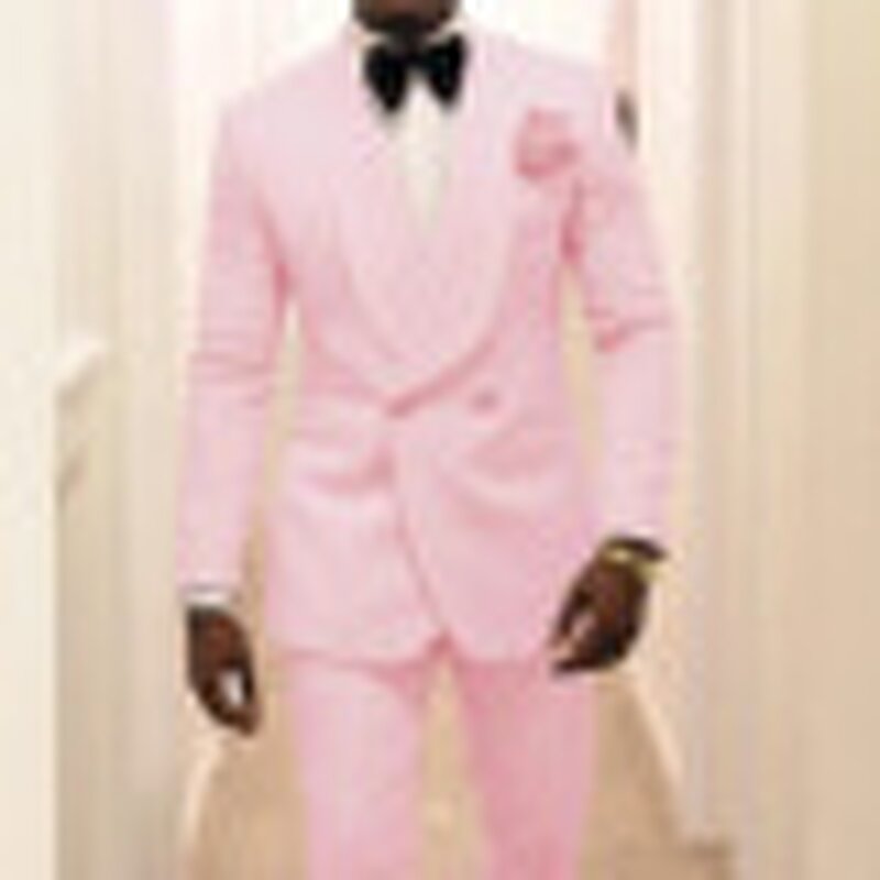 Men's Wedding Suit Set Manufacturer - Double Breasted Cotton Two-Piece for Groom