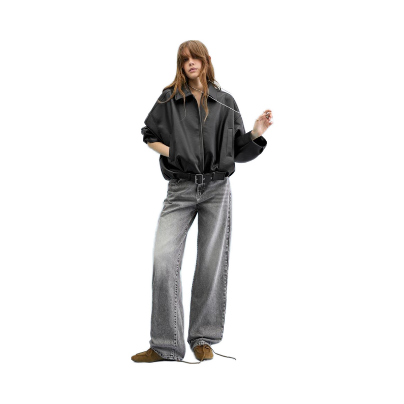 Retro Leather Jacket Manufacturer - Fashionable Outerwear for Women Spring