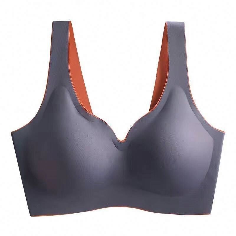 Women's Latex Bra Manufacturer - Without Underwire Gathers Sports No Trace to Pull