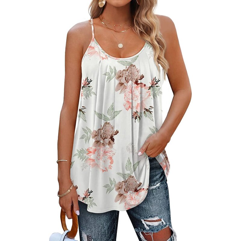 Sleeveless Vest Manufacturer - 2025 Casual Loose Solid Color Beach Vacation