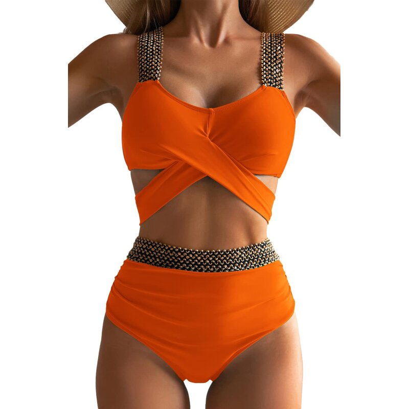 Women's Bikini Manufacturer - 2025 Split Tight Crossover Backless High Elasticity