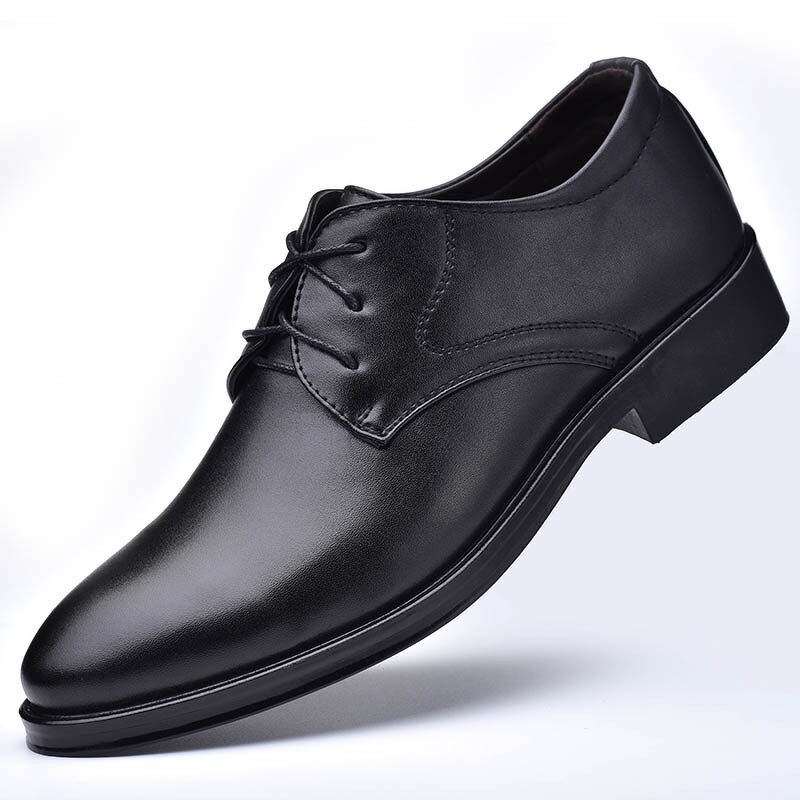 Men's PU Leather Shoes Manufacturer - 2025 Fashion Business Office Casual 38-48 Size