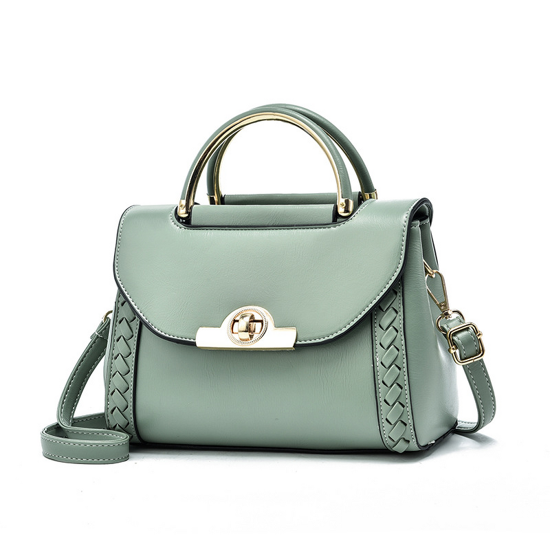 Women's Crossbody Bag Manufacturer - 2025 PU Leather Weaving Metal Lock Fashion Small Bag