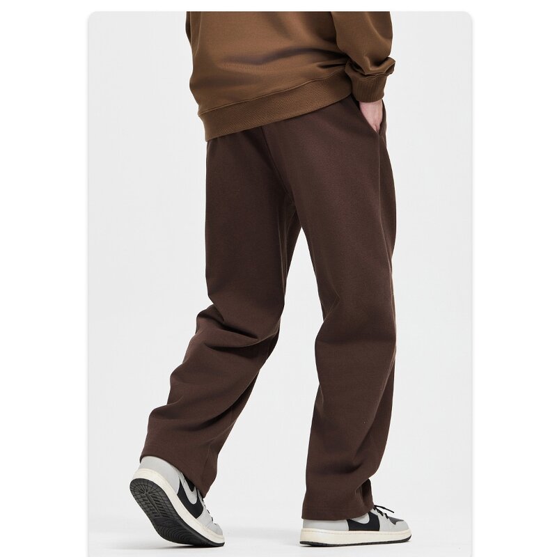 Men's Cotton Pants Manufacturer - 430gsm Heavyweight Wide Leg Sports Outdoor Straight