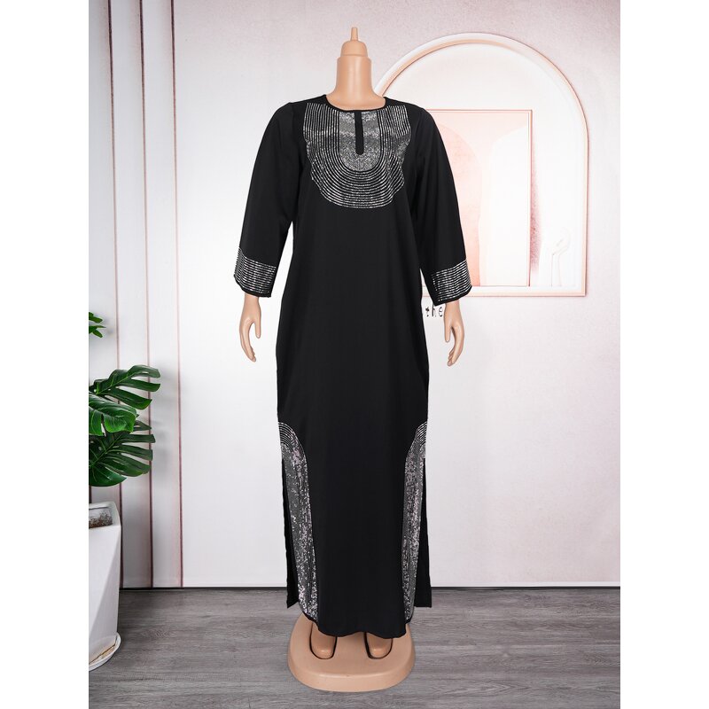 Muslim Dress Manufacturer - 2025 Hot Diamond Gathering Long Style Plus Size