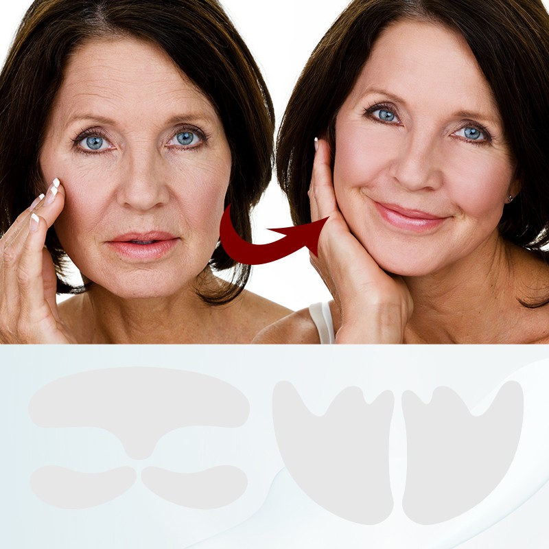 Facial Lifting Pad Factory - 5Pcs Wholesale Set Forehead Remover Anti Aging Reusable Silicone