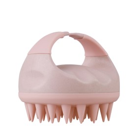 Hair Massager Factory - LOHAS Wheat Straw Hairbrush Shampoo Brush Comb Head Scalp