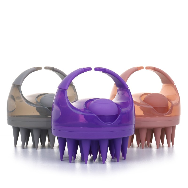 Shampoo Brush Manufacturer - Soft Bristles Hair Massager Comb with Dispenser Button Scalp Massager