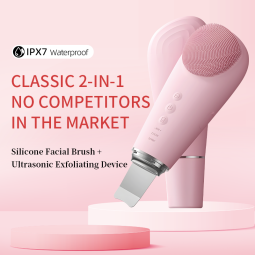 Facial Cleansing Brush Manufacturer - New Arrival Electric Deep Cleaning Silicone Skin Scrubber
