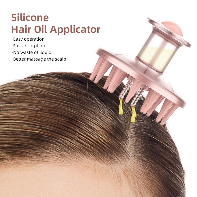 Hair Care Dispenser Factory - Lohas 2 in 1 Oil Applicator Scalp Massager Brush for Growth