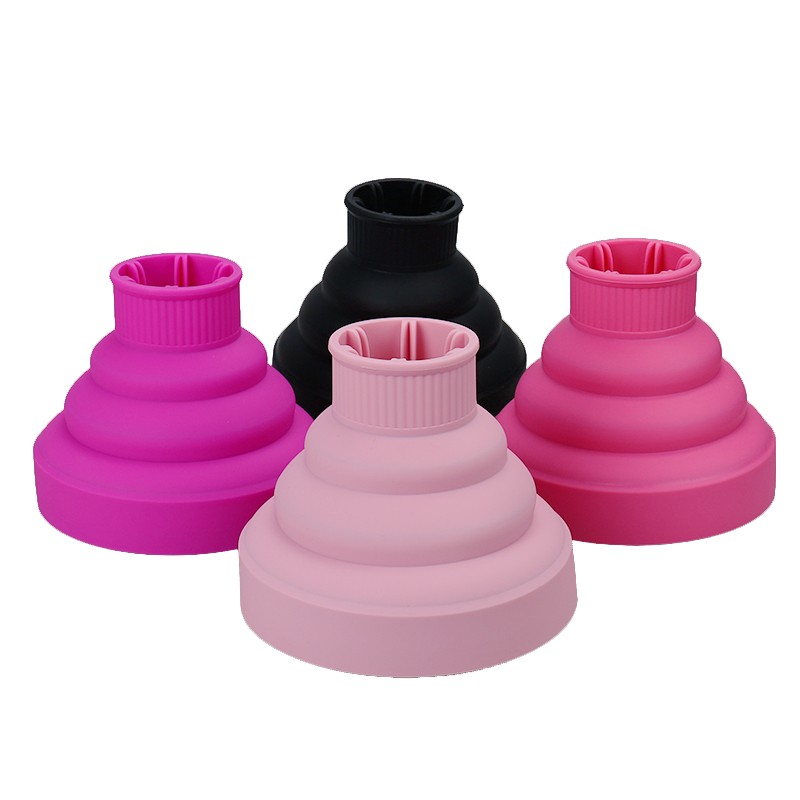 Hair Dryer Diffuser Manufacturer - Lohas Silicone Universal Retractable Foldable Curly Hair Friendly