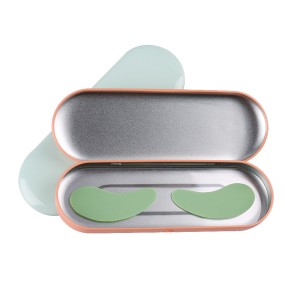 Eye Mask Manufacturer - Natural Eco-friendly 24k Gold Gel Silicone Eyelashes Lengthen Tin Box