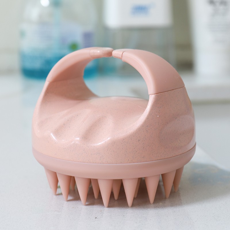 Hair Massager Factory - LOHAS Wheat Straw Hairbrush Shampoo Brush Comb Head Scalp