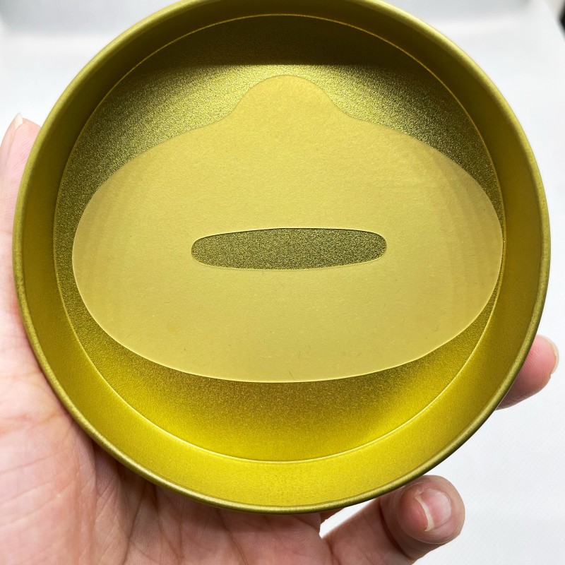 Eye Mask Manufacturer - Natural Eco-friendly 24k Gold Gel Silicone Eyelashes Lengthen Tin Box