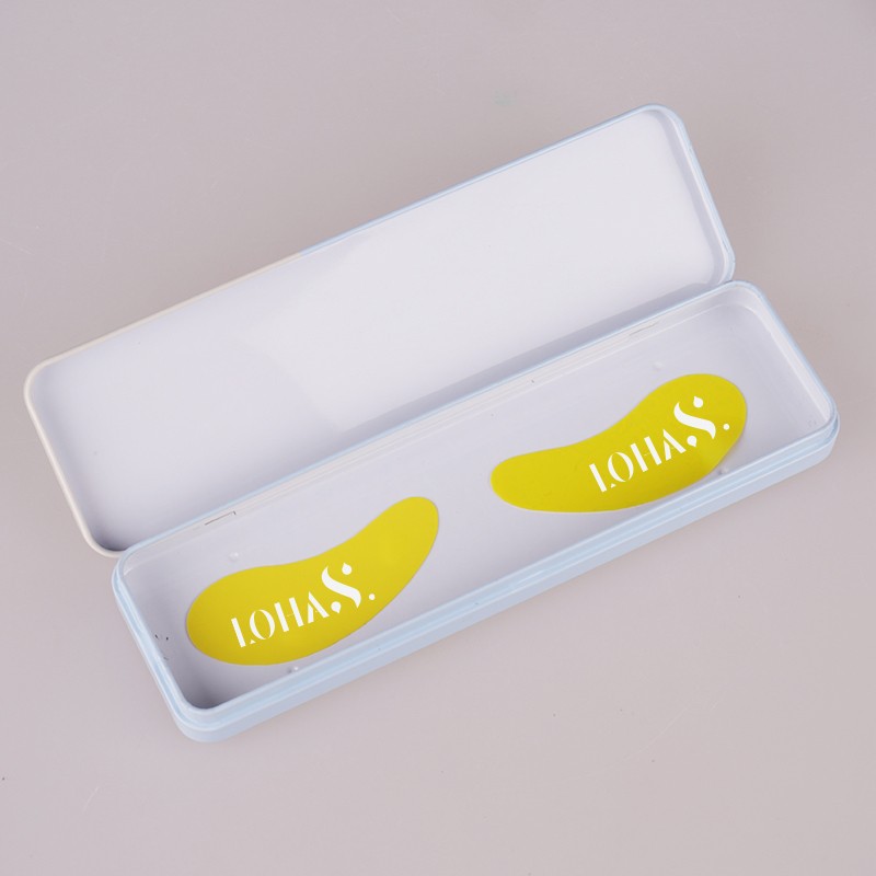 Eye Patch Set Factory - Eco Reusable in Tin Case Silicone Anti Wrinkle Under Eye Patches Set