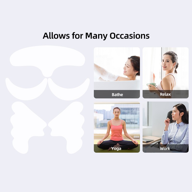 Silicone Wrinkle Patches Manufacturer - Lohas Reusable Anti Wrinkle Sticker Face Forehead Neck