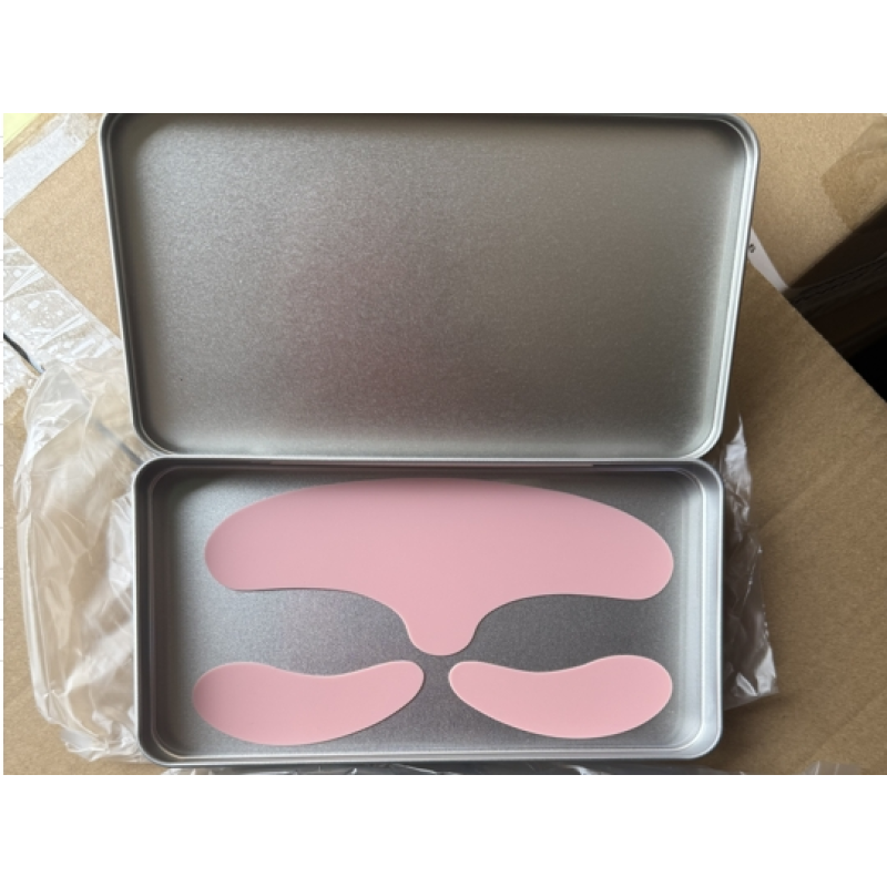 Eye Patch Set Factory - Eco Reusable in Tin Case Silicone Anti Wrinkle Under Eye Patches Set