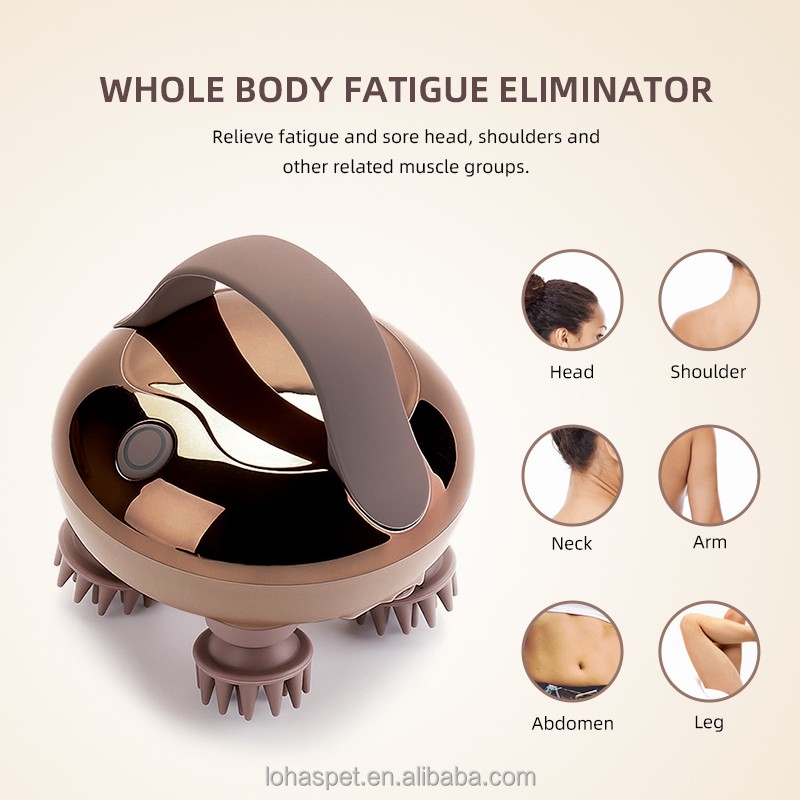 Electric Scalp Massager Factory - Rechargeable Cordless Waterproof Handheld Vibrating Device