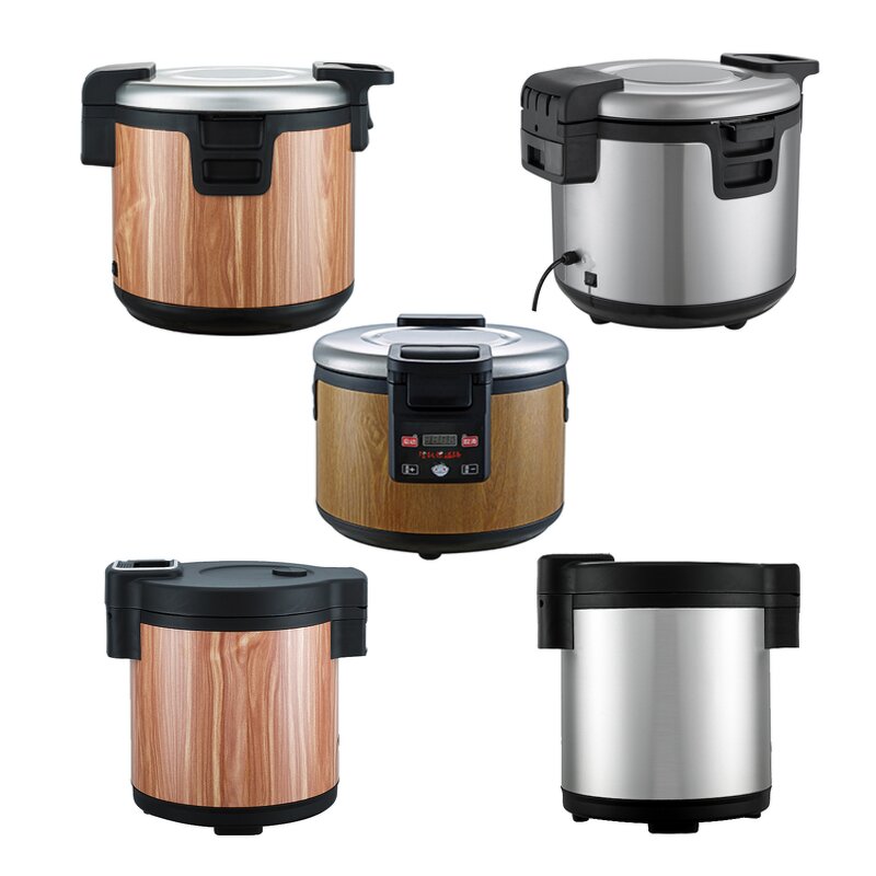 Rice Warmer Manufacturer - Best Price 19L Big Capacity 110W Stainless Steel Commercial