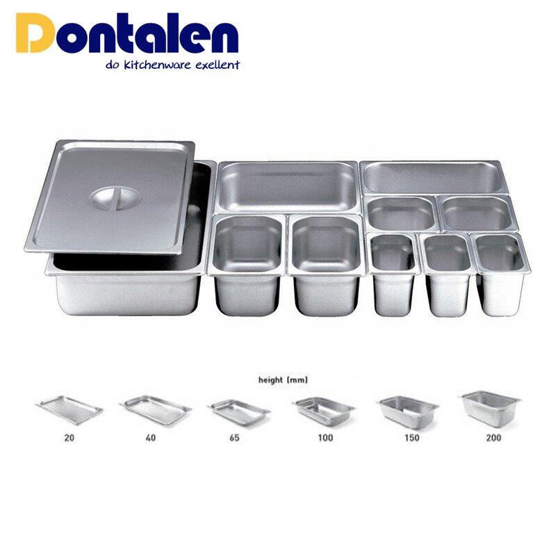 GN Pans Manufacturer - Full Sizes EU US Style Perforated Steam Table Pan
