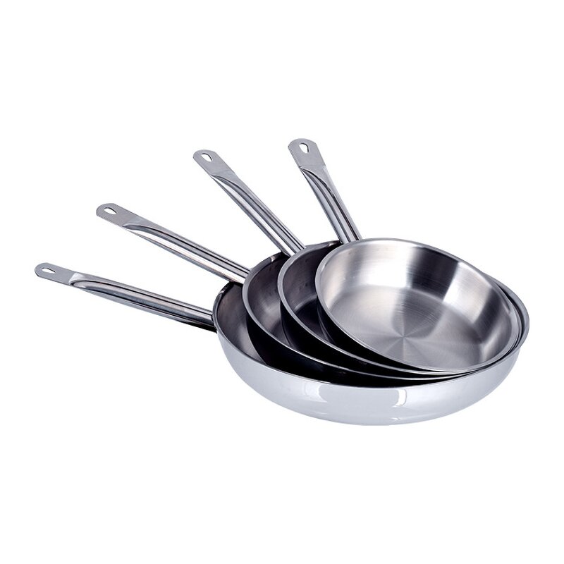Frying Pans Manufacturer - Dontalen Tri Ply Mini Stainless Steel Nonstick Egg Deep Cookware